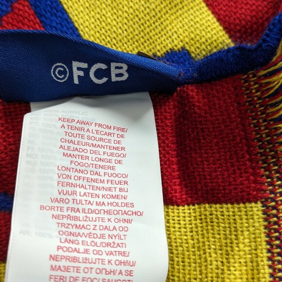 COPY - FC Barcelona Scarf Spain Football Soccer Club FCB Red Blue - Picture 4 of 5